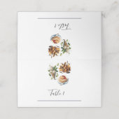 Carte De Placement Picks de crème glacée Baby shower de craquelures é (Extérieur déplié)