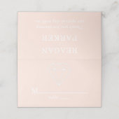 Carte De Placement Pierres Gem Mariage Pastel Personnalisé (Extérieur déplié)