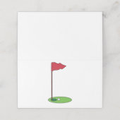 Carte De Placement Pin de golf (Extérieur déplié)
