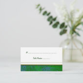 Carte De Placement Pin d'hiver bleu et blanc Tableau de bord personna (Debout devant)