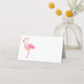 Carte De Placement Pink flamingo mignonne animal carte place (Dos)
