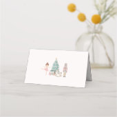 Carte De Placement Pink Nutcracker Ballet Baby Shower Fold Place Card (Dos)