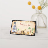 Carte De Placement Pirate Anniversaire Tente Place Card (Dos)