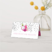 Carte De Placement Pitaya Dragon Fruit Élégant Bébé Parsemé (Devant)