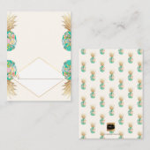 Carte De Placement PixDezines Aloha Hawaiian Ananas/Cartes de lieu (Devant / Derrière)