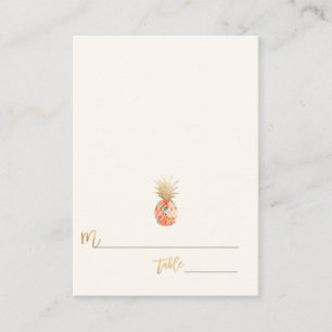 Carte De Placement PixDezines Aloha Hawaiian Ananas/Cartes de lieu