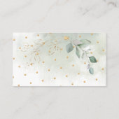 Carte De Placement PixDezines Aquarelle Eucalyptus Wreath (Dos)