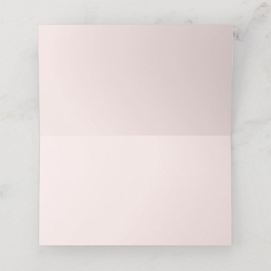 Carte De Placement PixDezines Boho Automne Jardin Fleurs Monogramme (Intérieur déplié)