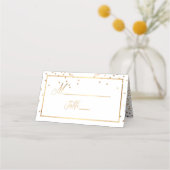 Carte De Placement PixDezines Dazzled Faux Gold do-it-yourself arrièr (Devant)