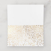 Carte De Placement PixDezines Dazzled Faux Gold do-it-yourself arrièr (Intérieur déplié)