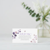 Carte De Placement PixDezines Demande de réservation H2 Plum Eucalypt (Debout devant)