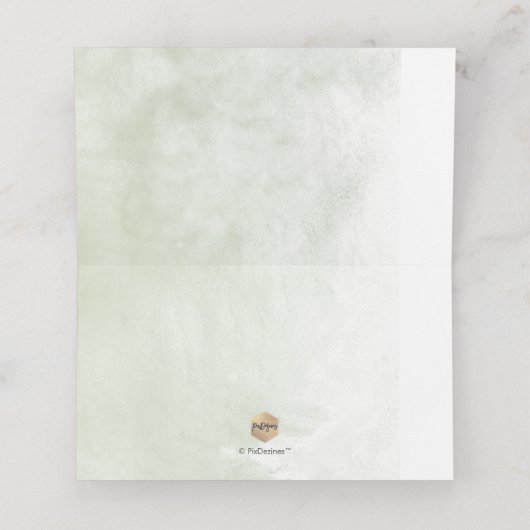 Carte De Placement PixDezines H2 Hydrangeas Albâtre Roses (Intérieur déplié)