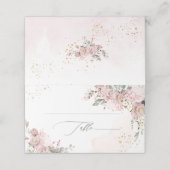 Carte De Placement PixDezines H2 Hydrangeas Dusty Roses (Extérieur déplié)