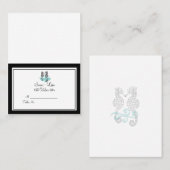 Carte De Placement PixDezines Tente Place Card (Cartes de visite de C (Devant / Derrière)