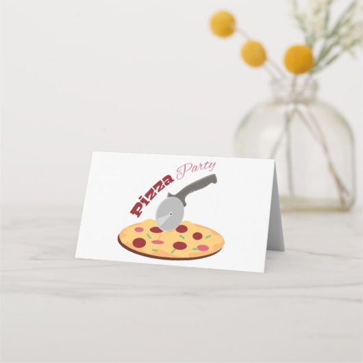 Carte De Placement Pizza (Devant)