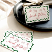 Carte De Placement Pizza Italienne Dessinée à la Main Thats Amore Han