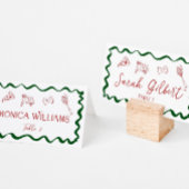 Carte De Placement Pizza Italienne Dessinée à la Main Thats Amore Han