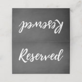 Carte De Placement Place Réservé Mariage de la carte Siège (Extérieur déplié)