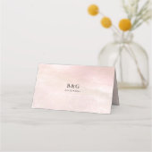 Carte De Placement Plage côtière de PixDezines Blush (Dos)