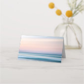 Carte De Placement Plage De Sable Tropical Et Table Mariage De Coquil (Dos)