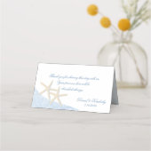 Carte De Placement Plage Mariage Starfish Carte Place (Dos)