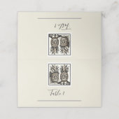 Carte De Placement Plan de table de mariage Tiki à l'ananas Aloha Mar (Extérieur déplié)