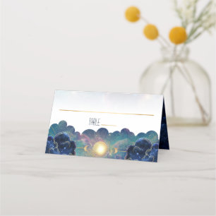 Carte De Placement Plaque céleste de phase galaxie