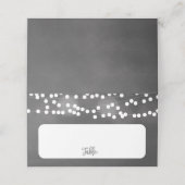 Carte De Placement Plaques de Mariage de fixation de la calque (Extérieur déplié)