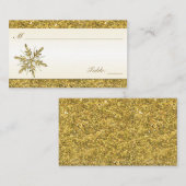 Carte De Placement Plaques de surveillance en ivoire et en or (Devant / Derrière)