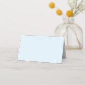 Carte De Placement Pliage de nom d'éléphant bleu (Dos)