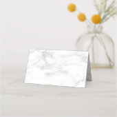 Carte De Placement Plum géométrique Or Marbre pourpre Floral (Dos)