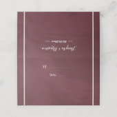 Carte De Placement Poche Bourgogne et Parties scintillant d'or (Extérieur déplié)