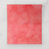 Carte De Placement Poche & Mint Peony Numéro de table Nom du siège (Intérieur déplié)