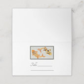 Carte De Placement Poisson Koi Or élégant (Extérieur déplié)