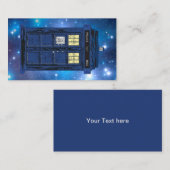 Carte De Placement Police bleue Boîte d'appel publique - Royaume-Uni (Devant / Derrière)