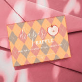 Carte De Placement Pomme de caramel - Rouge Bébé Refroidisseur Insert