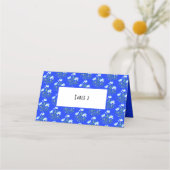 Carte De Placement Porte-nom de table Fleurs de Crocus (Dos)
