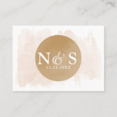 Carte De Placement Porte-nom pour sac-cadeau de bienvenue de mariage  (Dos)