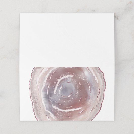 Carte De Placement Porte rose (Extérieur déplié)