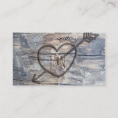 Carte De Placement Pots Mason & Oiseaux de l'Amour Table de Branche R (Dos)