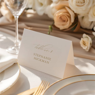 Carte de placement pour invité de mariage élégante