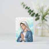 Carte De Placement Prayer for the Unborn – Catholic Prayer Card (Debout devant)