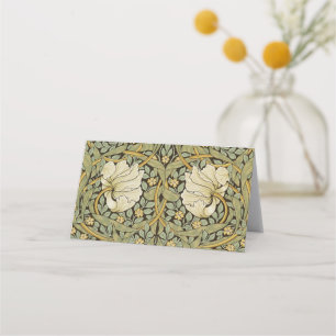 Carte De Placement Pré-raphate de William Morris Pimpernel Vintage