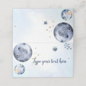 Carte De Placement Premier voyage autour de la Sun Folded Place Card (Extérieur déplié)