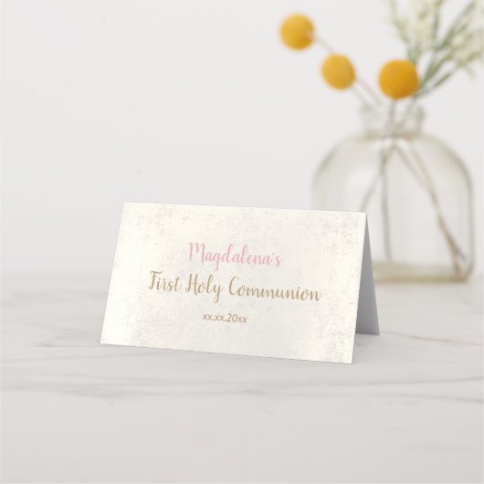 Carte De Placement Première communion (Dos)