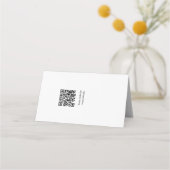 Carte De Placement Première communion sacrée catholique simple QR min (Dos)
