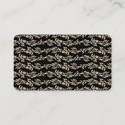 Carte De Placement Premium Monogram Gold Crest Classic Mariage invité (Dos)