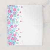 Carte De Placement Prêt pour le Baby shower pop (Extérieur déplié)