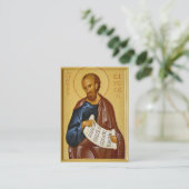 Carte De Placement Prophet Elisha Orthodox Christian Prayer Card (Debout devant)