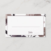Carte De Placement Purple Floral Botanical Wedding (Devant)
